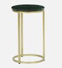 Orbison Marble Top Nest Of Tables In Green Finish