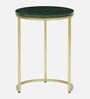 Orbison Marble Top Nest Of Tables In Green Finish