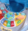 Baby Walker with Adjustable Seat in Blue Colour
