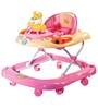 Safety Baby Walker with Adjustable Height in Pink Colour