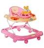 Safety Baby Walker with Adjustable Height in Pink Colour