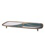 Meena Green Metal Appetizer Platter