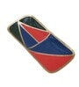 Meena Red & Blue Metal Appetizer Platter