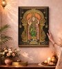 Meenakshi Tanjore Stretched Canvas Painting