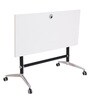 Meeto Folding Office Table in White Finish