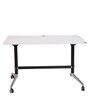 Meeto Folding Office Table in White Finish
