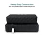 Mega Leg Rest Motorised Adjustable Footrest In Black Colour