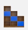 Megan Kids Bookshelf In Blue Finish