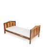 Megatron 2-in-1 Sheesham wood Crib In Natural Sheesham Finish