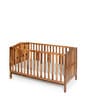 Megatron 2-in-1 Sheesham wood Crib In Natural Sheesham Finish