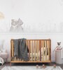 Megatron 3-in-1 Sheesham wood Crib In Natural Sheesham Finish