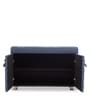 Mehran Shoe Rack with Seating in Light Blue Finish