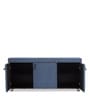 Mehran Shoe Rack with Seating in Light Blue Finish