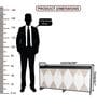 Meko Sideboard In Black & White Finish