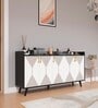 Meko Sideboard In Black & White Finish