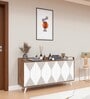 Meko Sideboard In Noce Lyon & White Finish