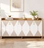 Meko Sideboard In Noce Lyon & White Finish