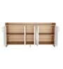 Meko Sideboard In Noce Lyon & White Finish