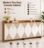 Meko Sideboard In Noce Lyon & White Finish
