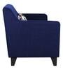 Melaan Fabric 1 Seater Sofa In Royal Blue Color