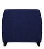 Melaan Fabric 1 Seater Sofa In Royal Blue Color