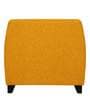 Melaan Fabric 1 Seater Sofa In Bold Yellow Color