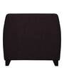 Melaan Fabric 1 Seater Sofa In Coffee Brown Color