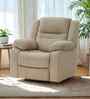 Melaka Manaul 1 Seater Recliner In Beige Color
