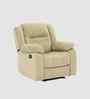Melaka Manaul 1 Seater Recliner In Beige Color
