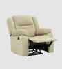 Melaka Manaul 1 Seater Recliner In Beige Color
