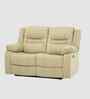 Melaka Manaul 2 Seater Recliner In Beige Color