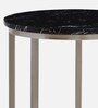 Iggy Metal C Shaped Table in Black Finish