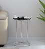 Iggy Metal C Shaped Table in Black Finish