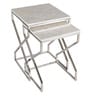 Melbourne Nesting Table In Chrome Finish