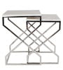 Melbourne Nesting Table In Chrome Finish