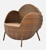 Melbourne Wicker Table And Chair Set ( With 2 Chairs ) In Brown Finish