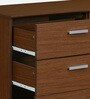 Meliff Crockery Unit in  Walnut Finish with Shelves