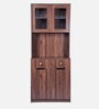 Zenith Crockery Small Unit In Columbian Walnut Finish Zenith Crockery Small Unit In Columbian Walnut Finish