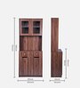 Zenith Crockery Small Unit In Columbian Walnut Finish Zenith Crockery Small Unit In Columbian Walnut Finish