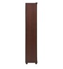 Melissa Tall Shoe Rack With Mirror in Dark Walnut finish