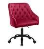 Melissa Velvet Guest Chair in Maroon Workspace Colour