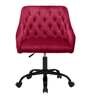 Melissa Velvet Guest Chair in Maroon Workspace Colour