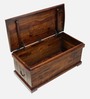 Skibby Sheesham Wood Trunk in Provincial Teak Finish