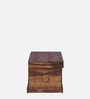 Skibby Sheesham Wood Trunk in Provincial Teak Finish