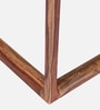 Melk Sheesham Wood Side Table in Provincial Teak Finish with Magzine Holder