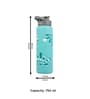 Mellow Mist Green 750Ml Clear Grip Borosilicate Glass With Protective Silicone Sleeve Water Bottle