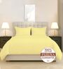 Mellow Yellow Solid 400 TC Cotton Double Sized Duvet Cover