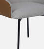 Melody Fabric Dining Chairs in Cream & Tan Colour