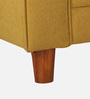 Melody Fabric 1 Seater Sofa In Husky Yellow Colour