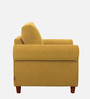 Melody Fabric 1 Seater Sofa In Husky Yellow Colour